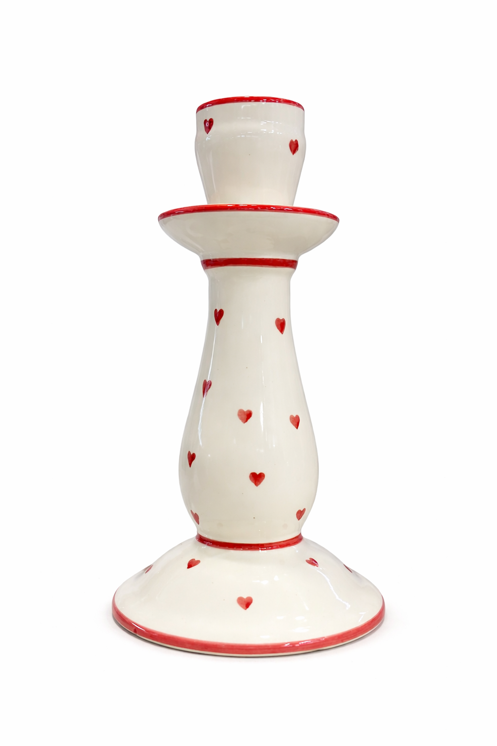 Candle Holder Love - Set of 2 – Natural — handmade Portuguese ceramic by Casa Belo