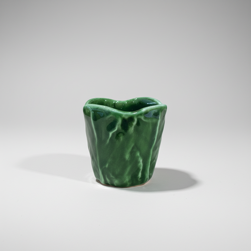 Set of Couve Coffee Cups – Green — handmade Portuguese ceramic by Casa Belo