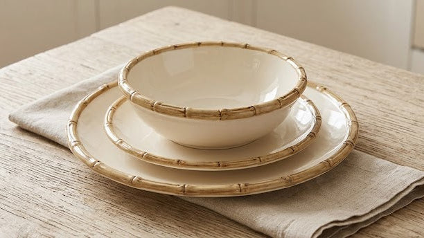 The Bamboo Table Set for Two