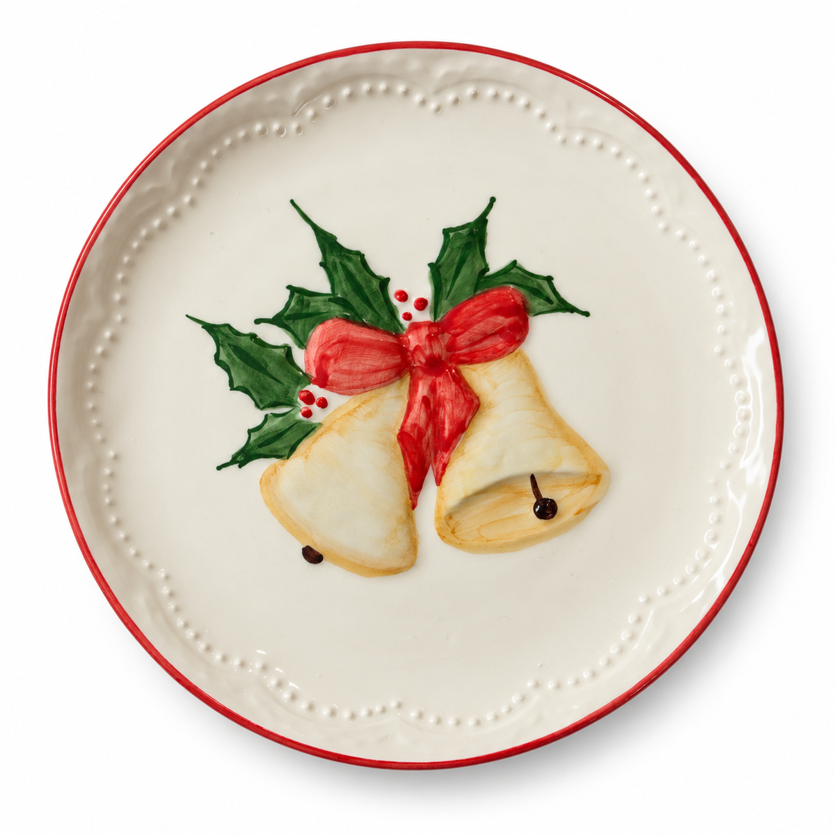 Christmas Bells Dessert Plate