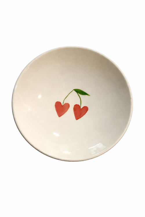 Pasta Bowl Cherry — handmade Portuguese ceramic by Casa Belo