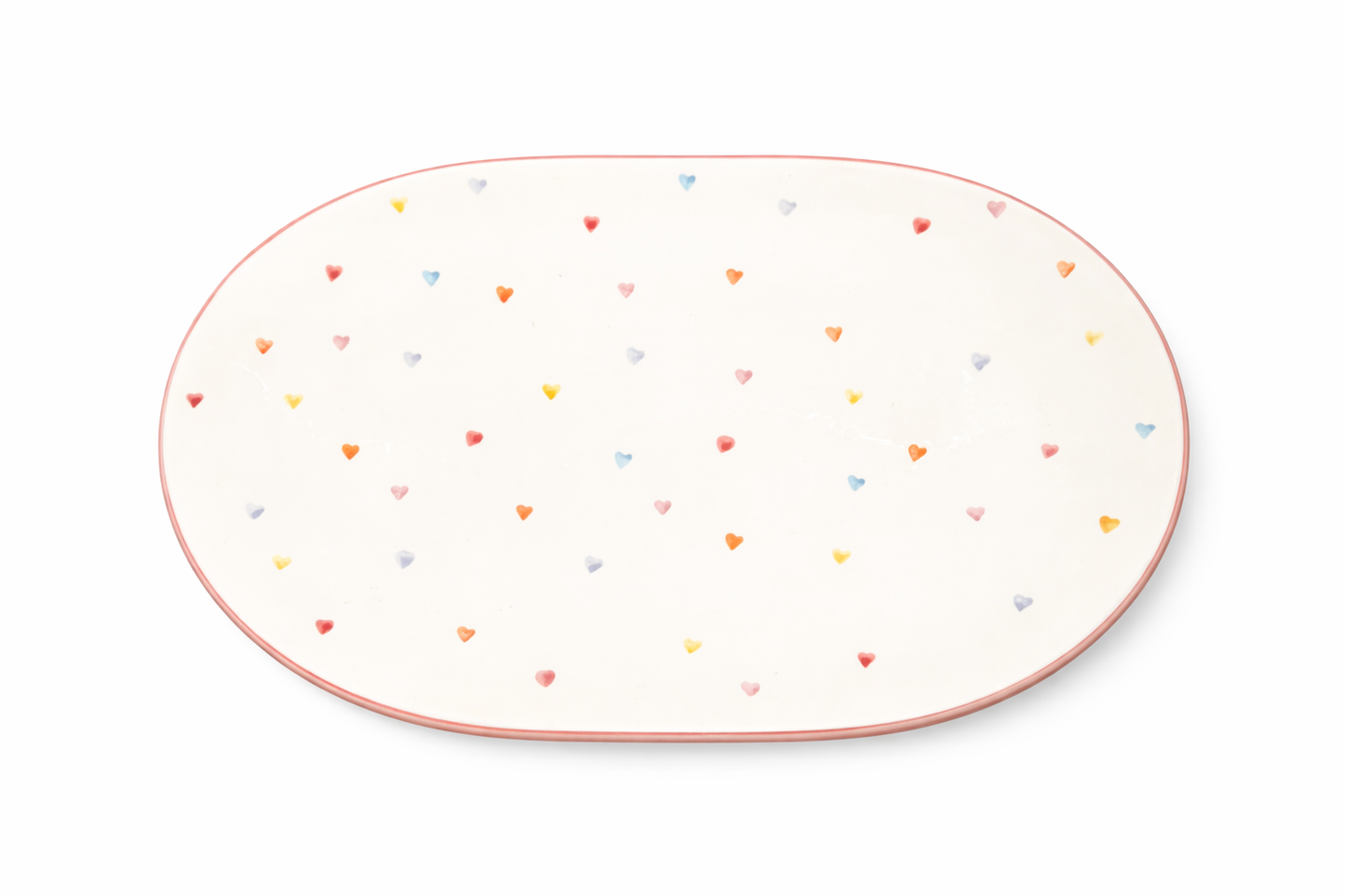 Platter Love – Rainbow — handmade Portuguese ceramic by Casa Belo
