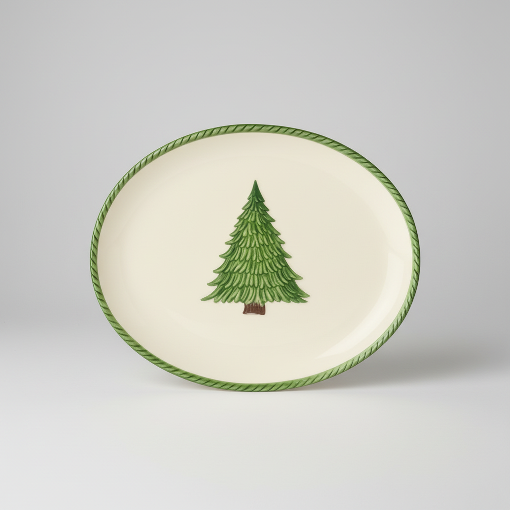 Christmas Tree Platter