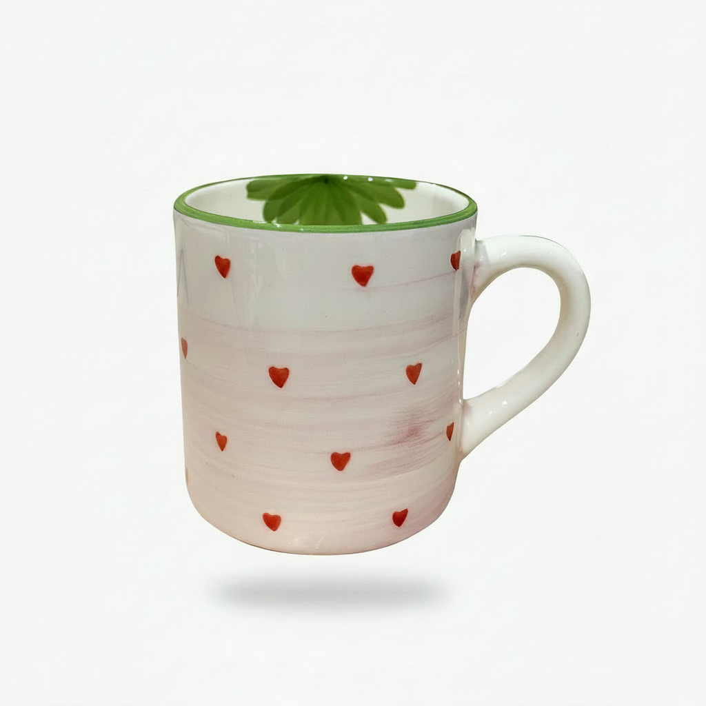 Mug Strawberry — handmade Portuguese ceramic by Casa Belo