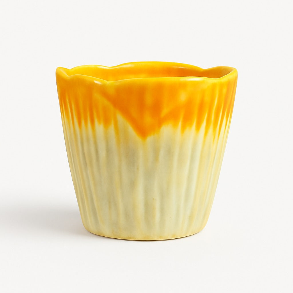 Espresso Cup Mariana - Set of 6 – Yellow — handmade Portuguese ceramic by Casa Belo