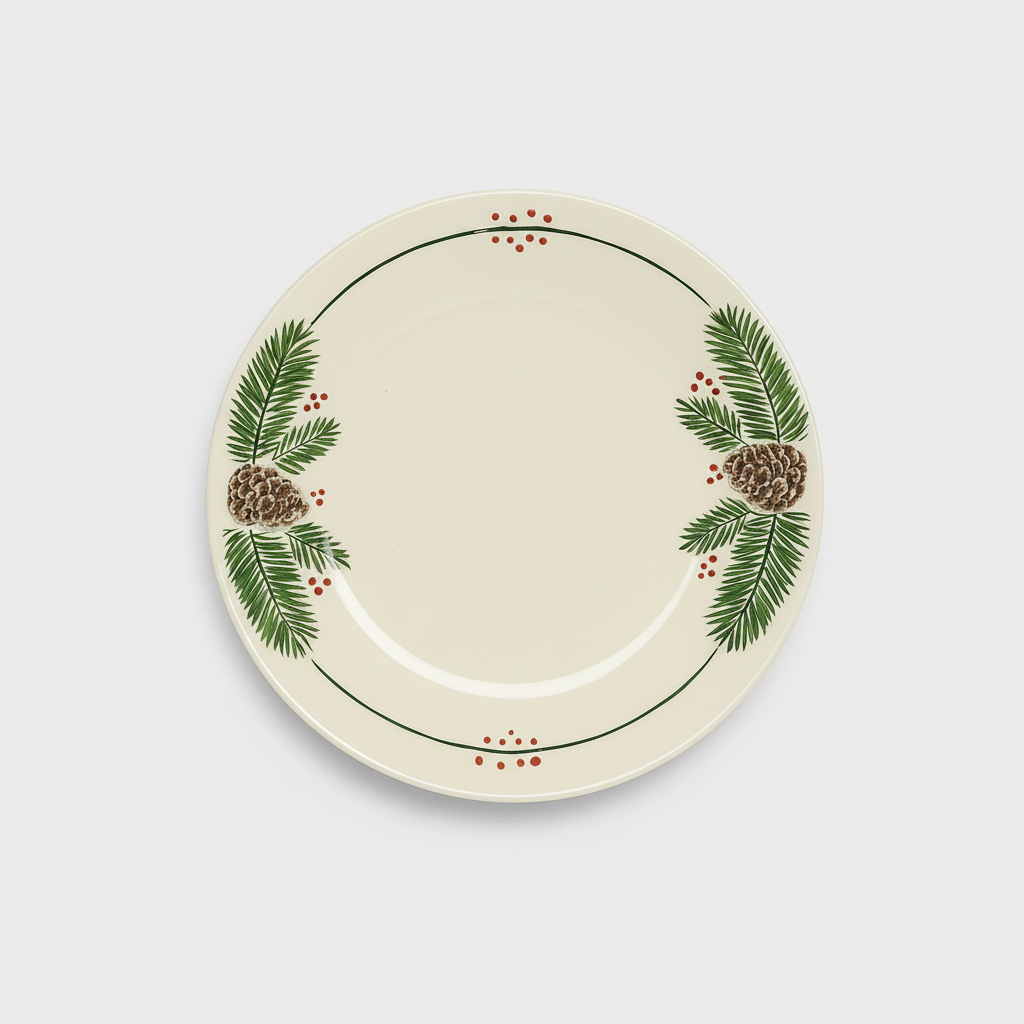Pinecone Dinner Plate