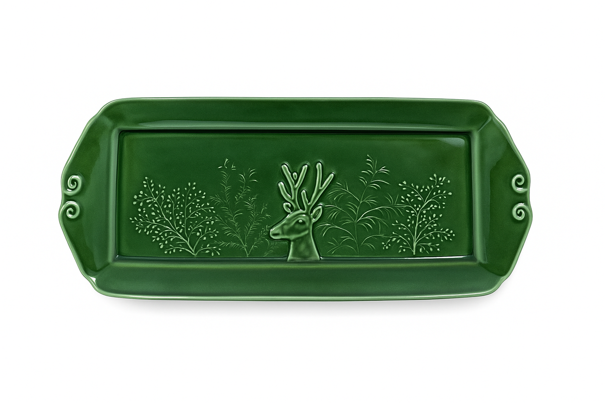 Reindeer Platter Green