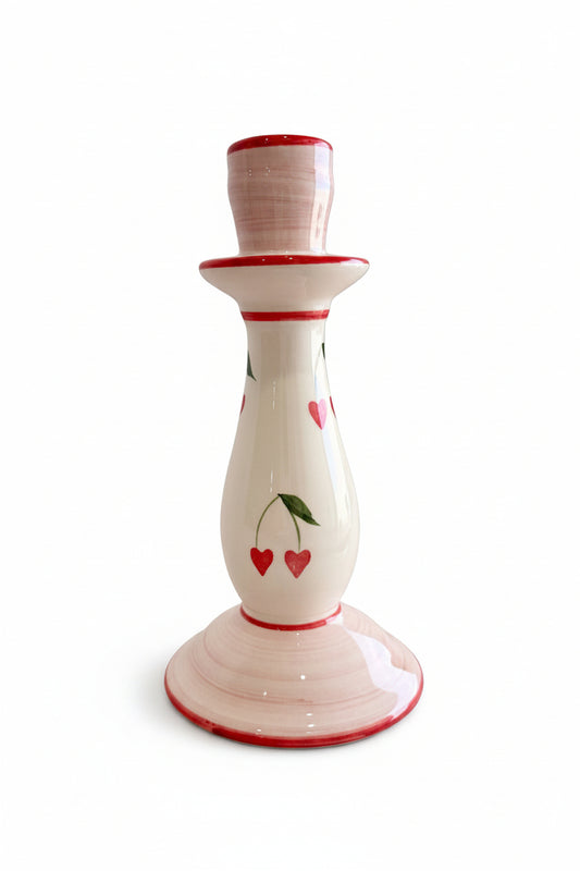 Candle Holder Cherry - Set of 2 — handmade Portuguese ceramic by Casa Belo