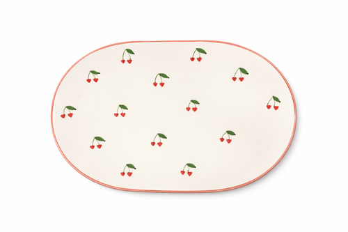 Platter Cherry — handmade Portuguese ceramic by Casa Belo