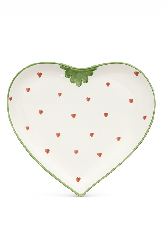 Dinner Plate Strawberry – Classic — handmade Portuguese ceramic by Casa Belo