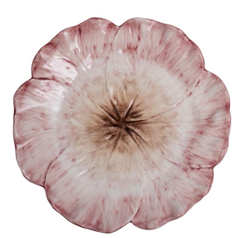 Dessert Plate Dreamy – Pink — handmade Portuguese ceramic by Casa Belo