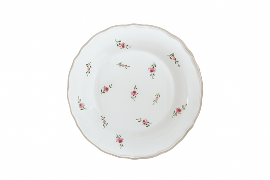 Dinner Plate Dixie – Pink — handmade Portuguese ceramic by Casa Belo