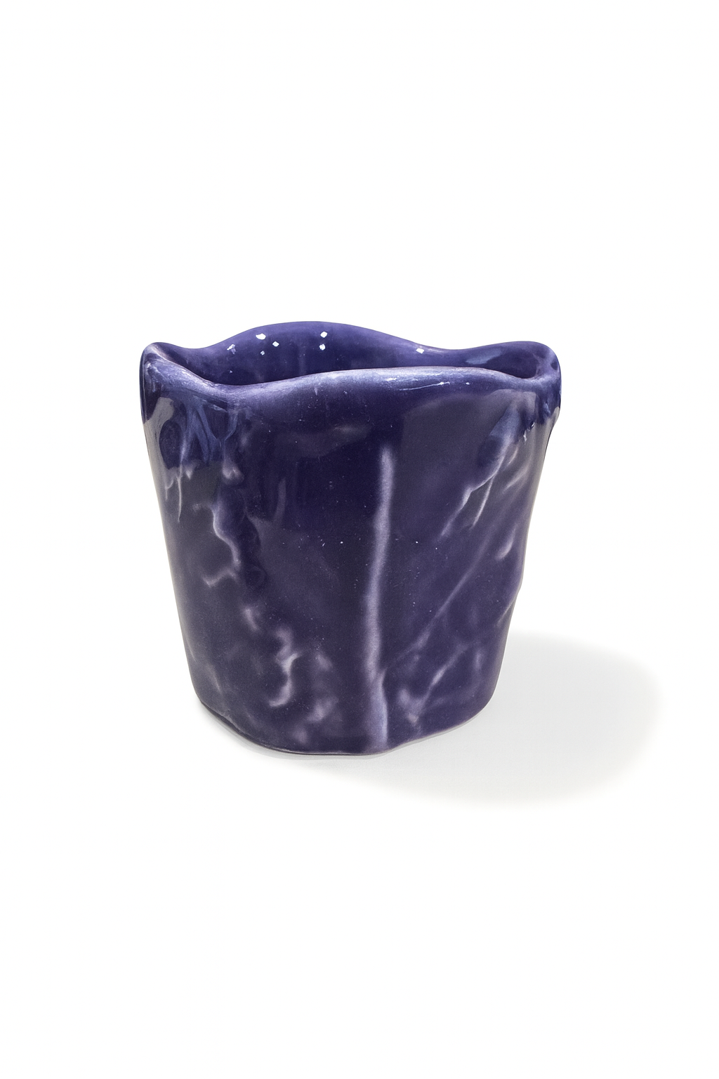 Set of Couve Coffee Cups – Aubergine — handmade Portuguese ceramic by Casa Belo