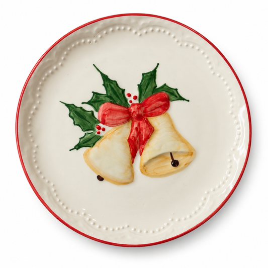 Christmas Bells Dessert Plate