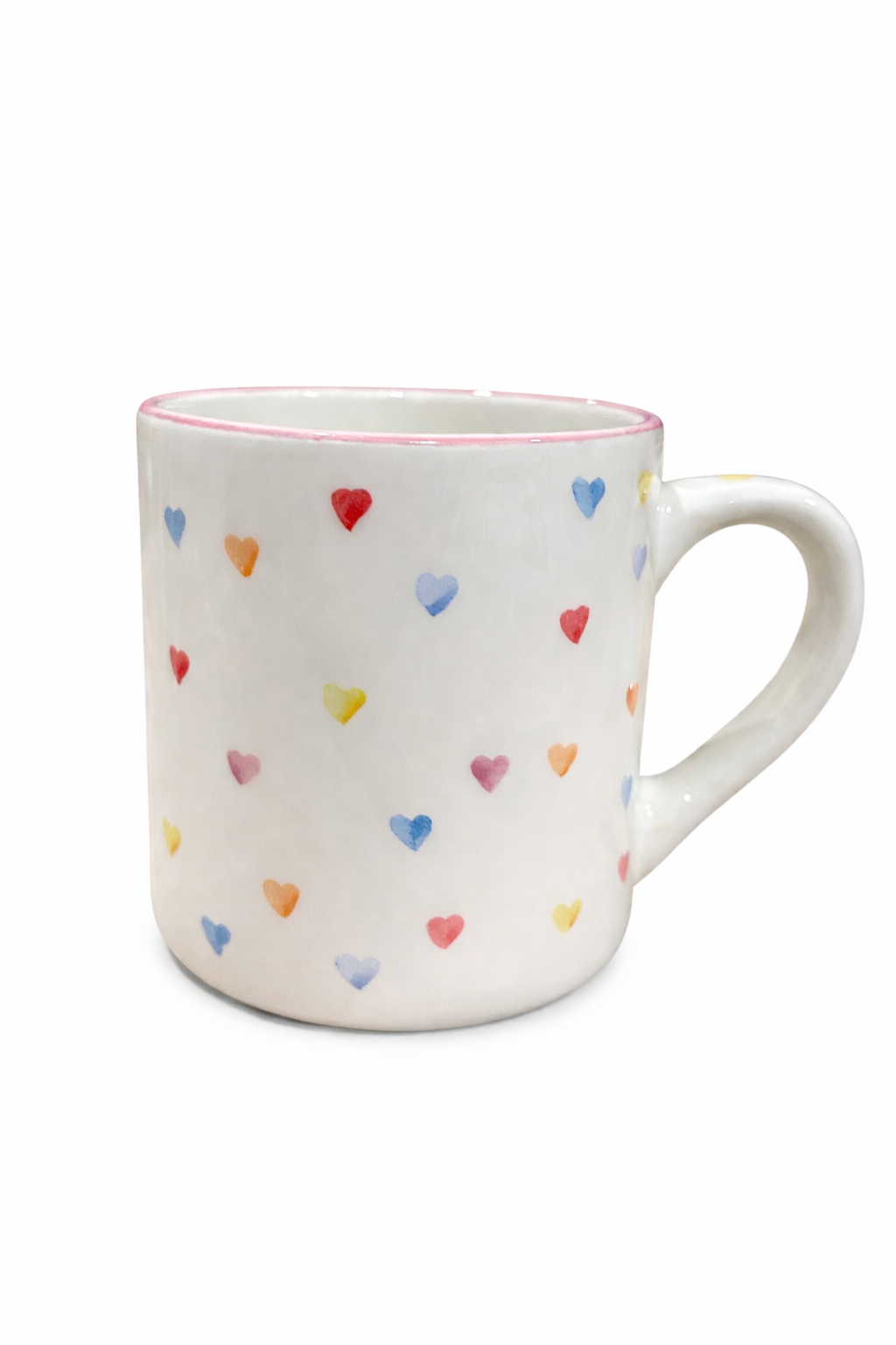 Mug Love – Rainbow — handmade Portuguese ceramic by Casa Belo