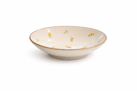 Pasta Bowl Dixie – Yellow — handmade Portuguese ceramic by Casa Belo