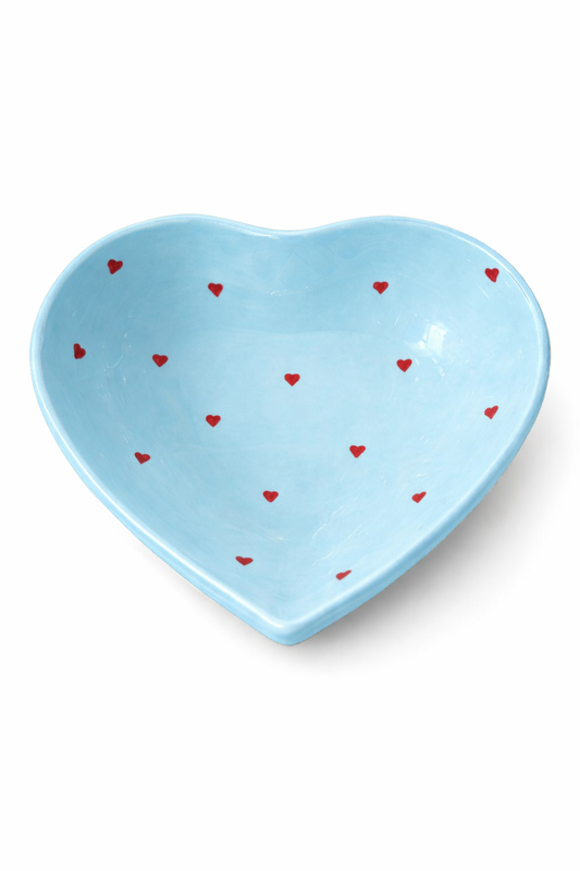Cereal Bowl Love – Blue — handmade Portuguese ceramic by Casa Belo