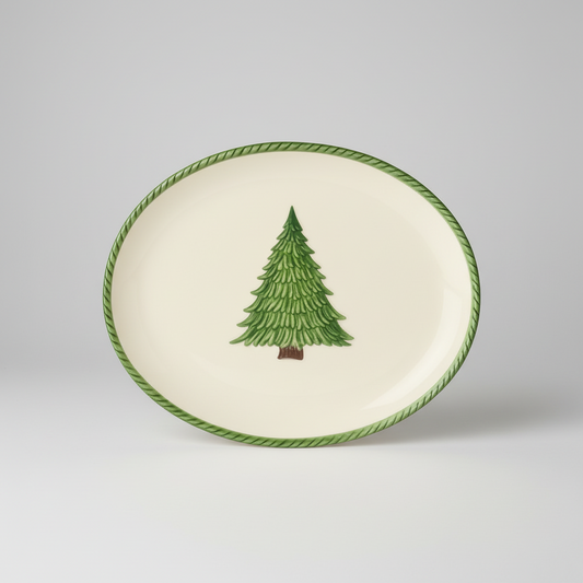 Christmas Tree Platter