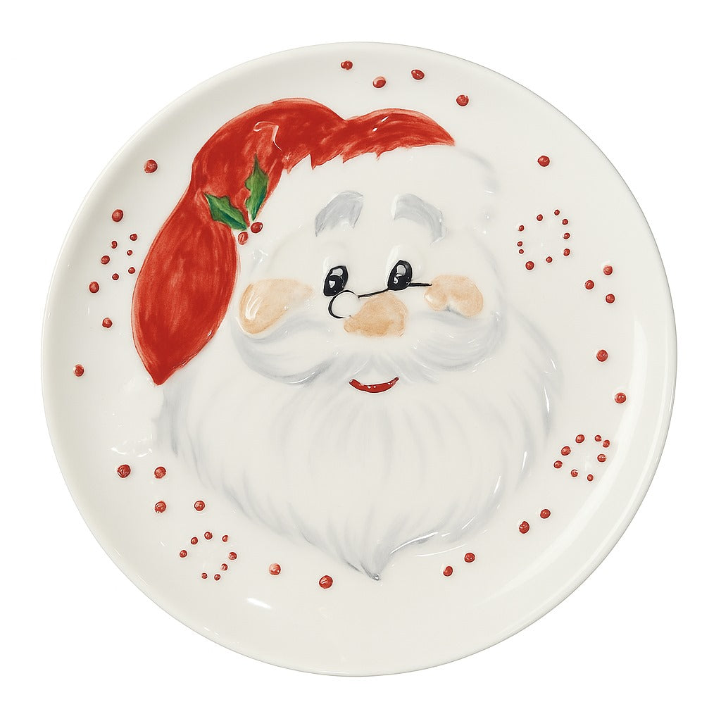 Santa Claus Dessert Plate