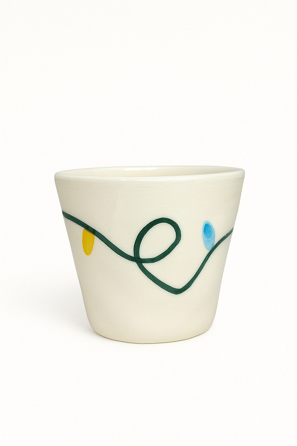 Christmas Lights Espresso Cups — Set of 6
