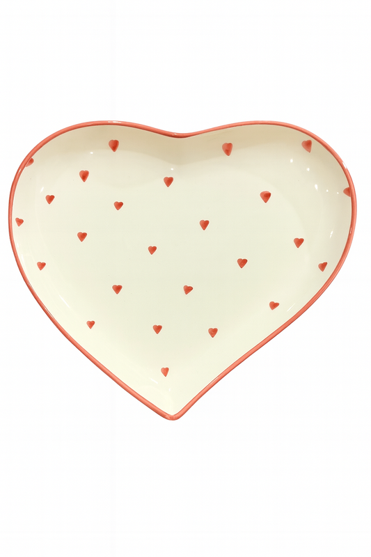 Dinner Plate Love – Natural — handmade Portuguese ceramic by Casa Belo