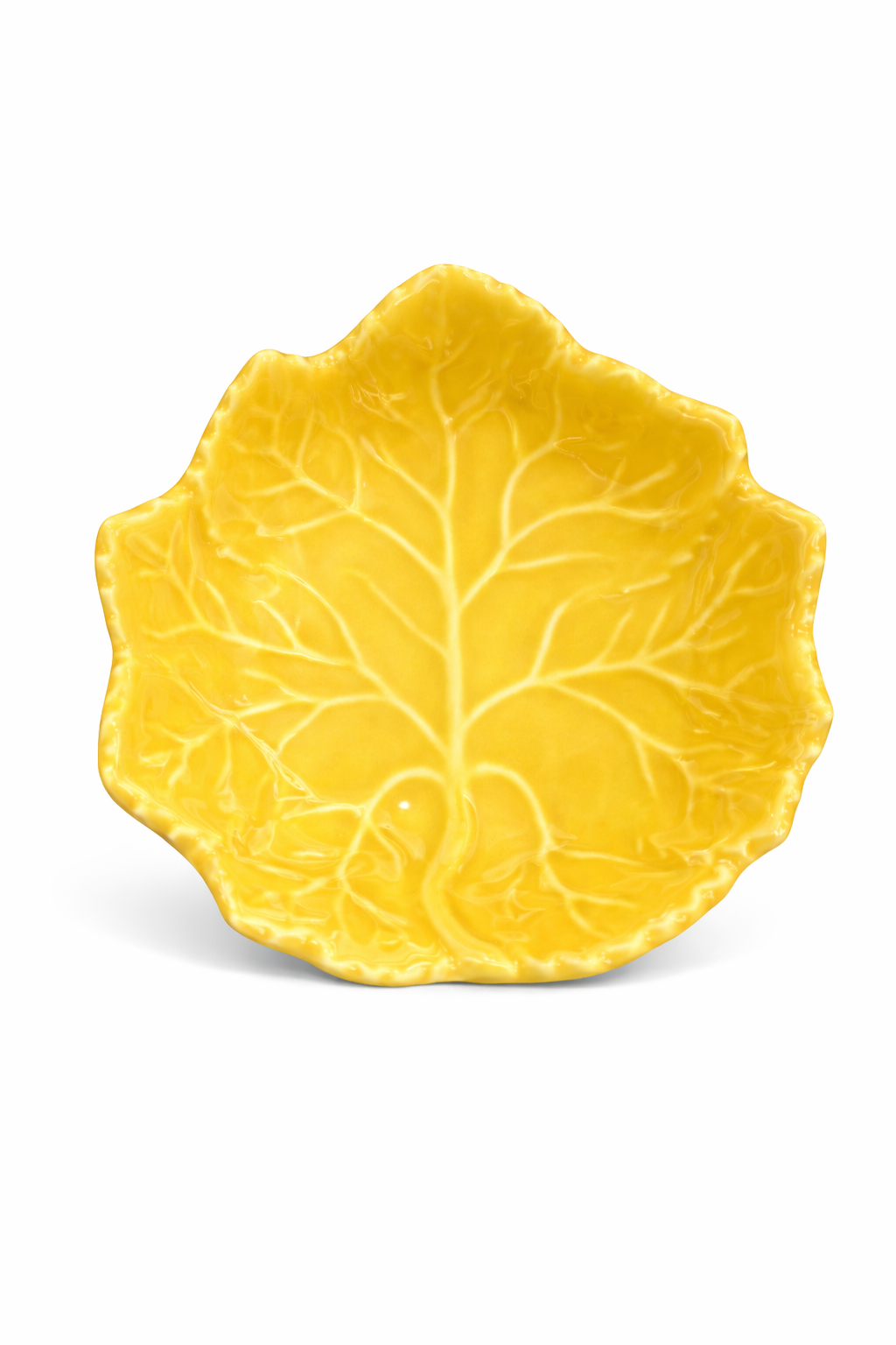 Mini Bowl Leaf – Yellow — handmade Portuguese ceramic by Casa Belo