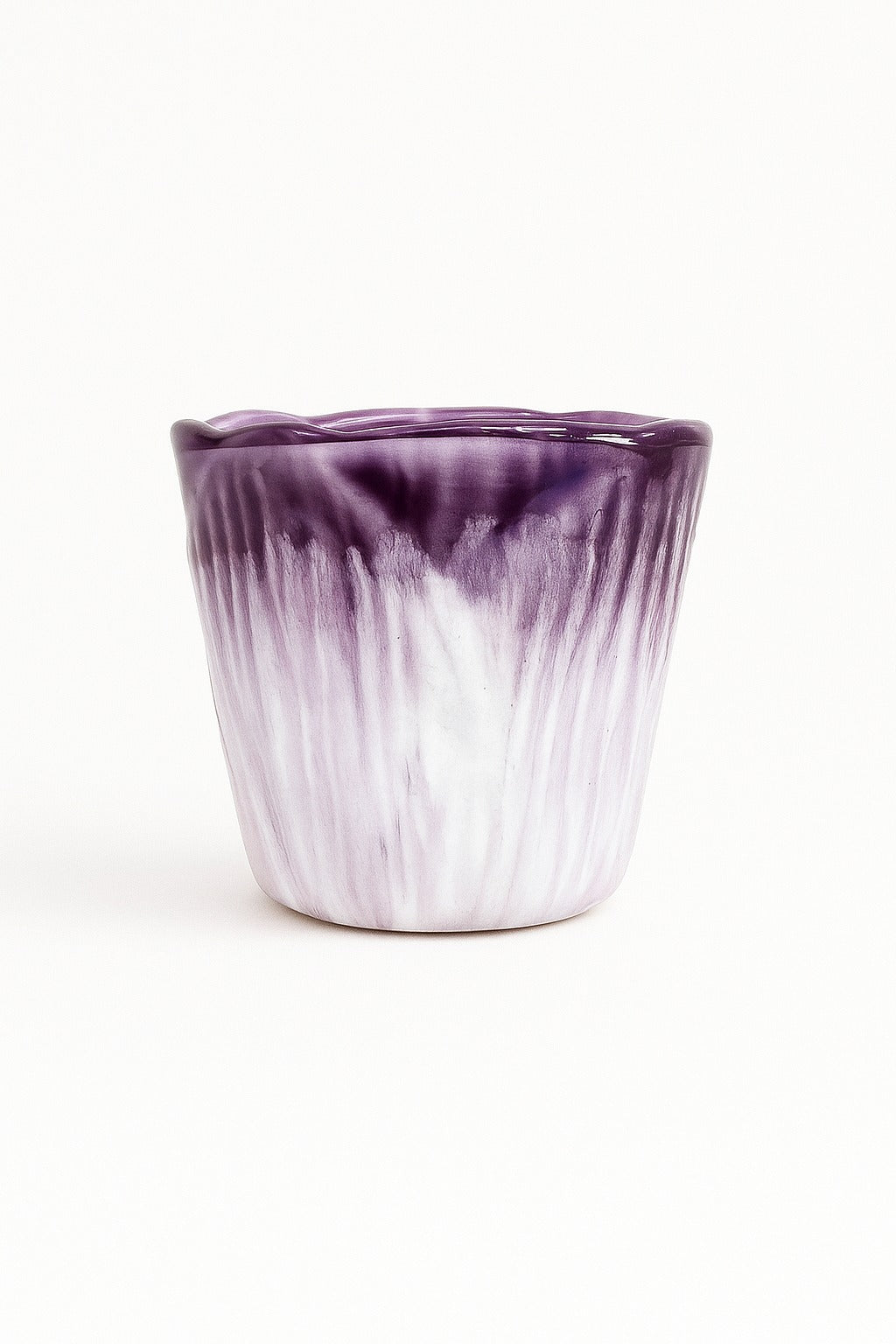 Espresso Cup Mariana - Set of 6 – Aubergine — handmade Portuguese ceramic by Casa Belo