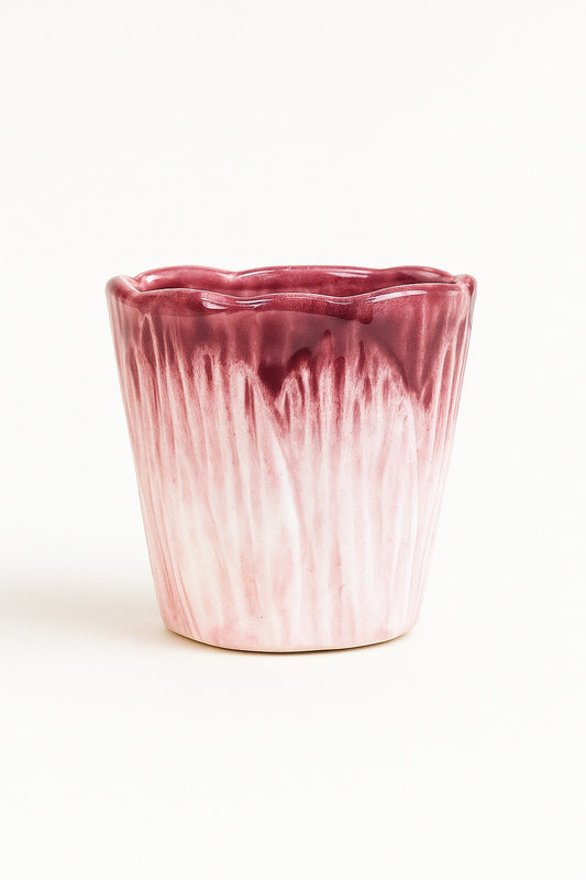 Espresso Cup Mariana - Set of 6 – Pink — handmade Portuguese ceramic by Casa Belo