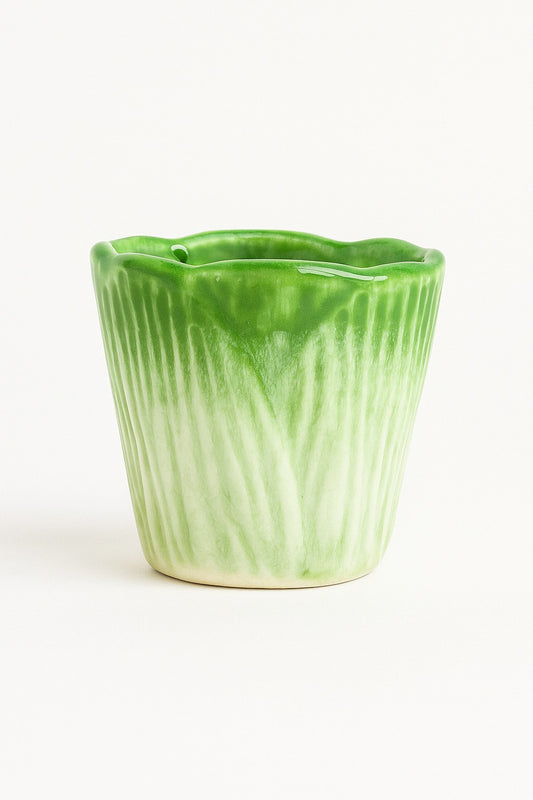 Espresso Cup Mariana - Set of 6 – Green — handmade Portuguese ceramic by Casa Belo