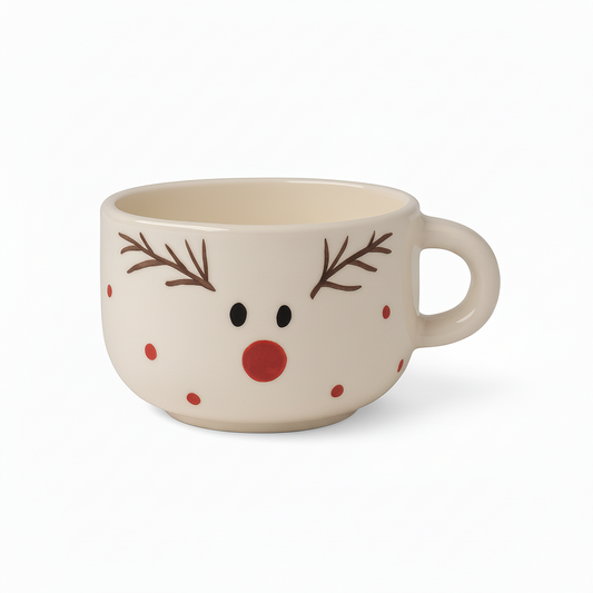 Reindeer Cappuccino Mug