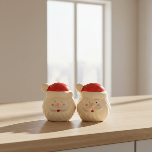 Santa Salt & Pepper Shakers — Set of 2