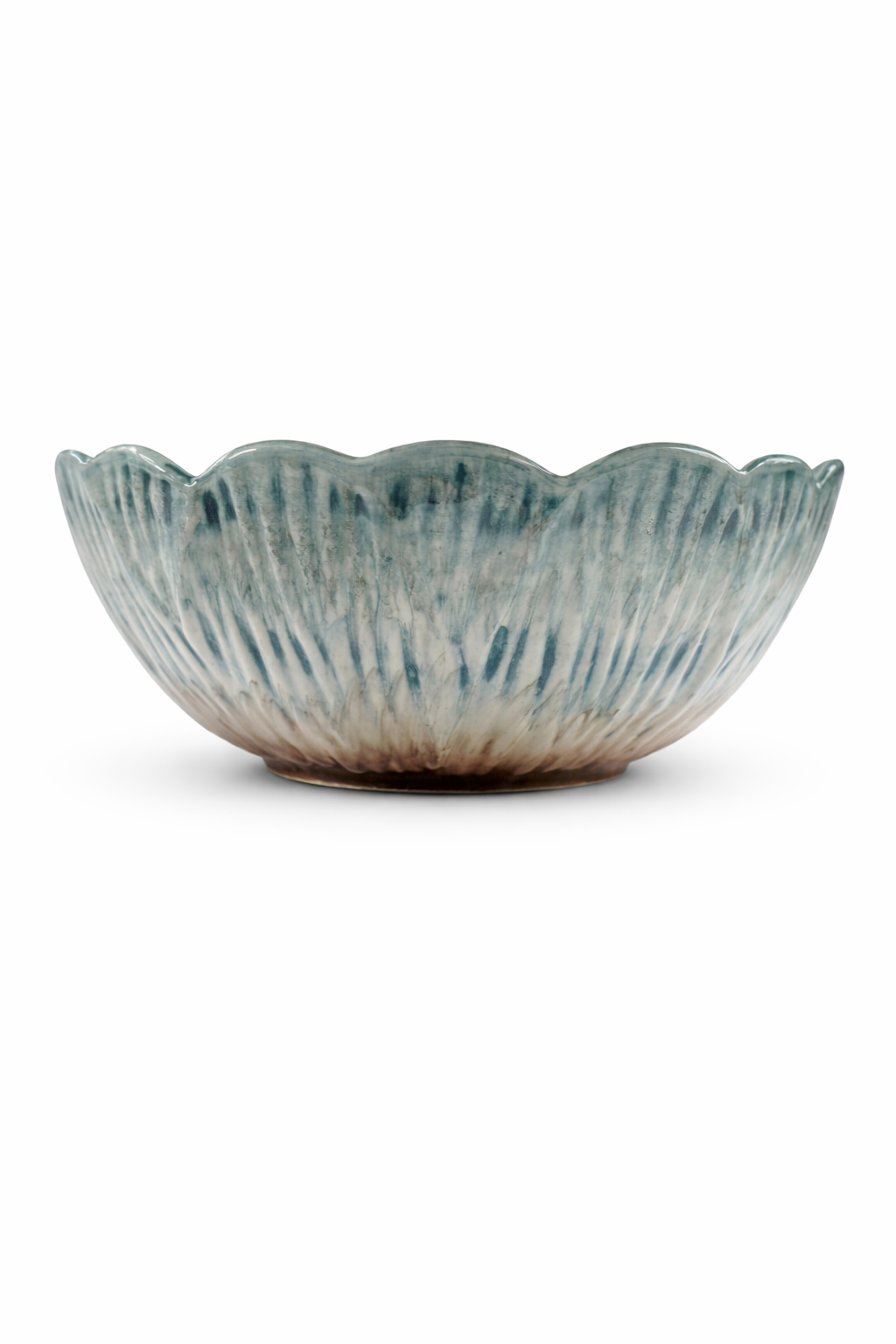 Artichoke Cereal Bowl – Dreamy Blue — handmade Portuguese ceramic by Casa Belo