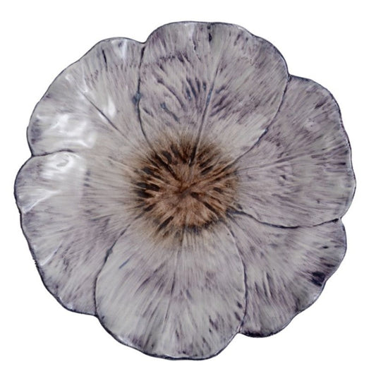 Dinner Plate Dreamy – Aubergine — handmade Portuguese ceramic by Casa Belo