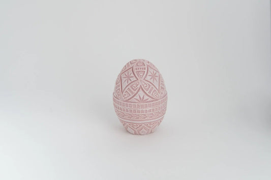 Easter Scented Candle – Decorative Egg | Cosy Musk Fragrance – Pink — handmade Portuguese ceramic by Casa Belo